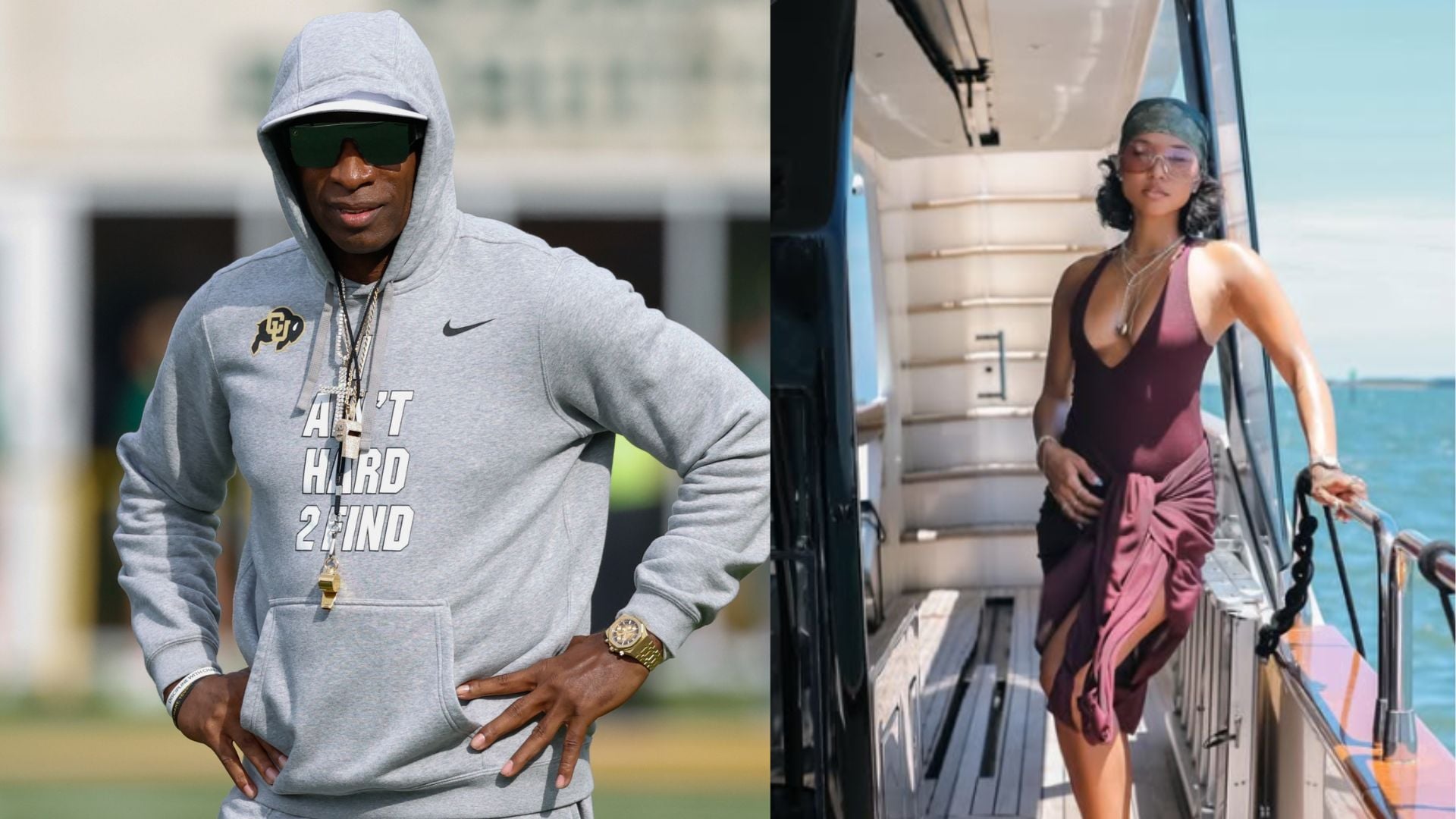 “I’m taking my ti**ies back”: Deion Sanders sets clear return policy for GF Karrueche Tran’s breast implant surgery