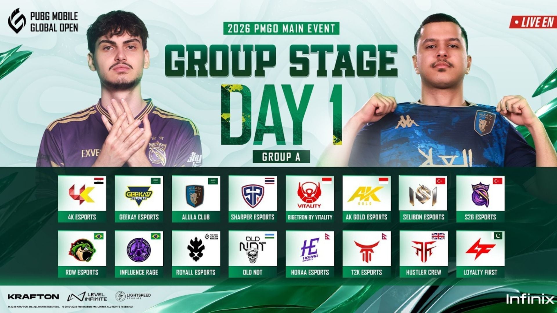 PMGO 2026 S2 Group Stage Day 1: Livestream, teams, format, and schedule