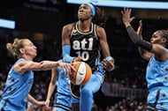 Rhyne Howard runs the Dream frontcourt alongside Angel Reese (Source: Imagn)