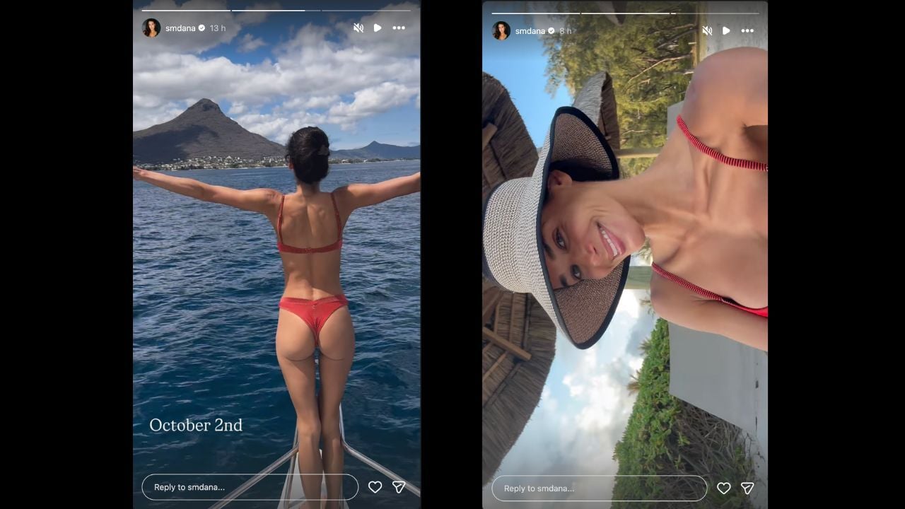 Screenshots of Stephanie Dana's Instagram Stories (Images via Instagram.com/@smdana IG Stories)