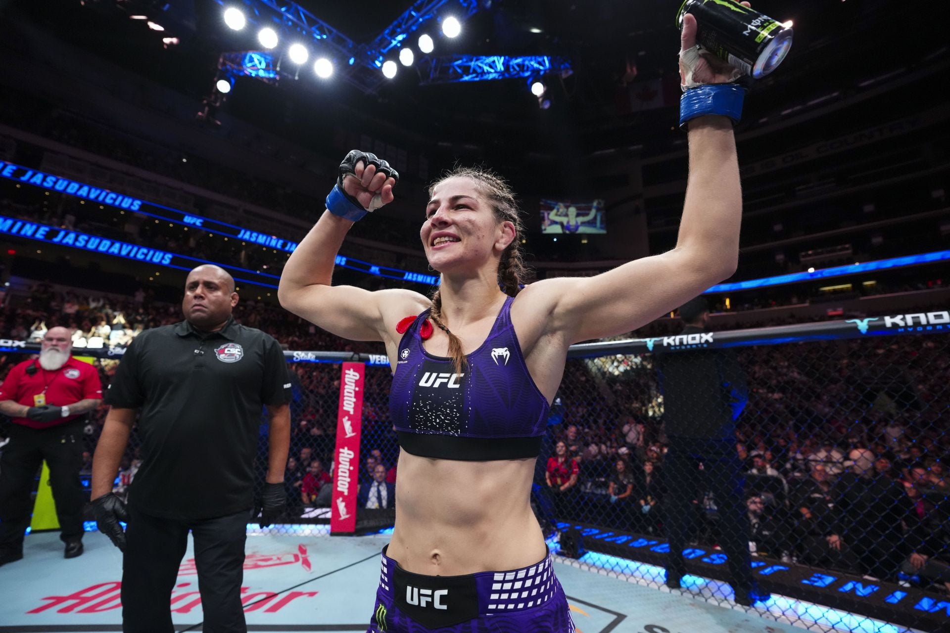 “I want Natalia Silva next” - Jasmine Jasudavicius calls for title shot after UFC Edmonton upset