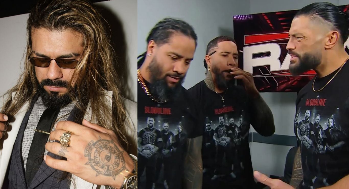 Watch: Andrade dances to Bloodline star's theme song following recent comment on the Samoans and WWE