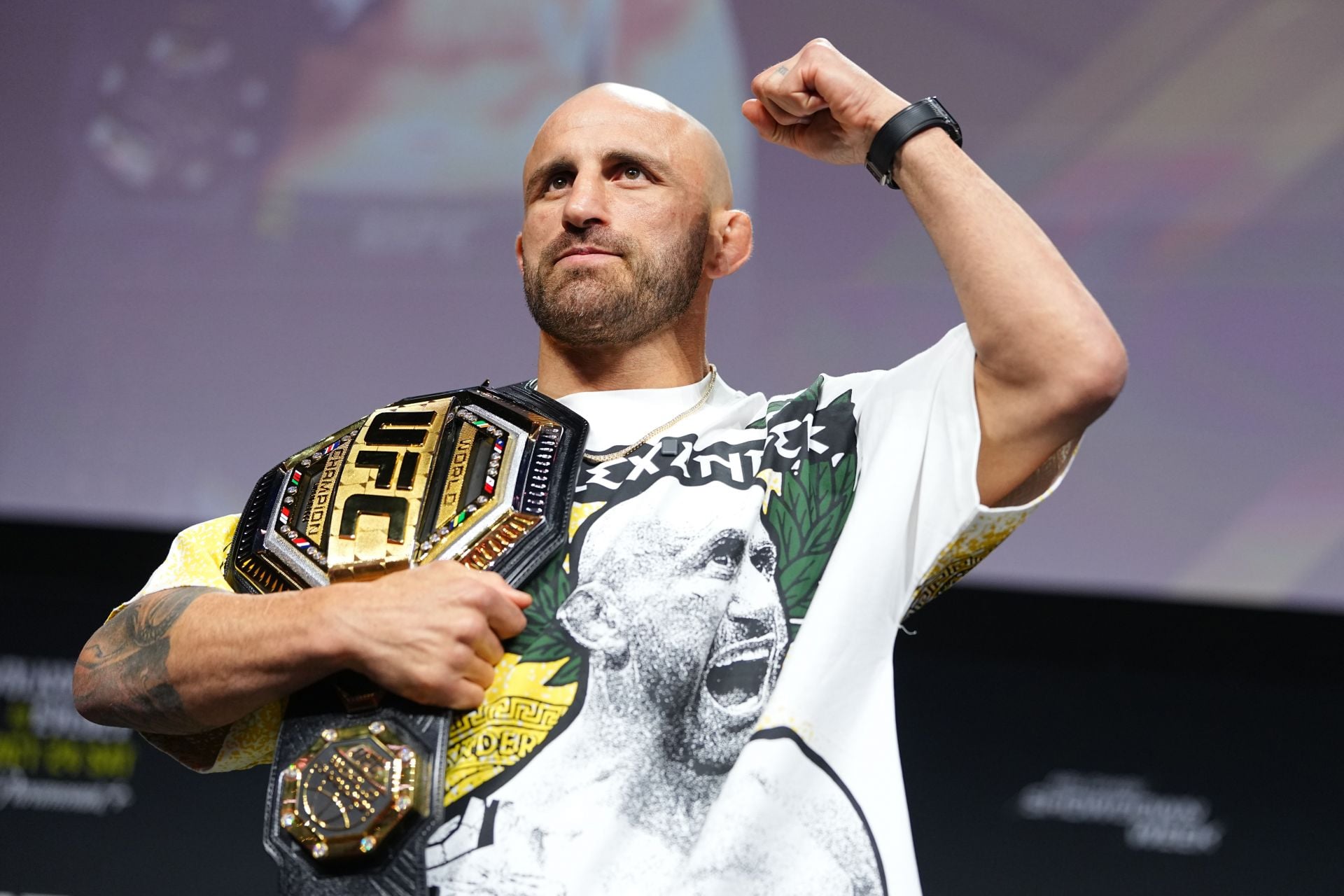 "Vacate the belts after and retire" - Alexander Volkanovski floats double retirement fight against Justin Gaethje