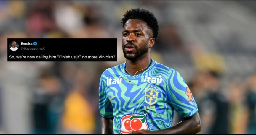 “We’re calling him ‘Finish us Jr.’” - Fans react hilariously to Vinicius Jr’s performance in Brazil friendly vs India
