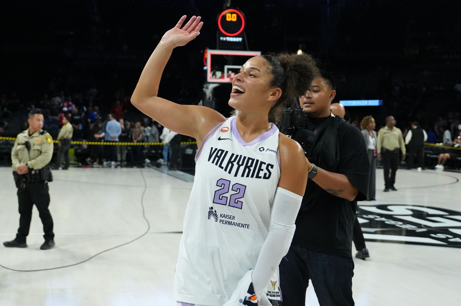 Veronica Burton has been a staple in the Valkyries' backcourt (Source: Imagn)