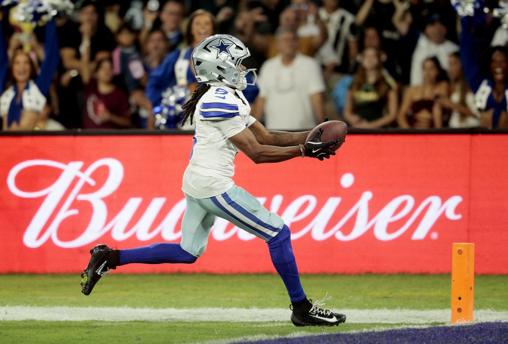 Dallas Cowboys' KaVontae Turpin scores a touchdown against the Baltimore Ravens - Source: Imagn