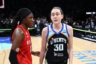 Breanna Stewart was swept in the playoffs for the first time this season (Source: Imagn)