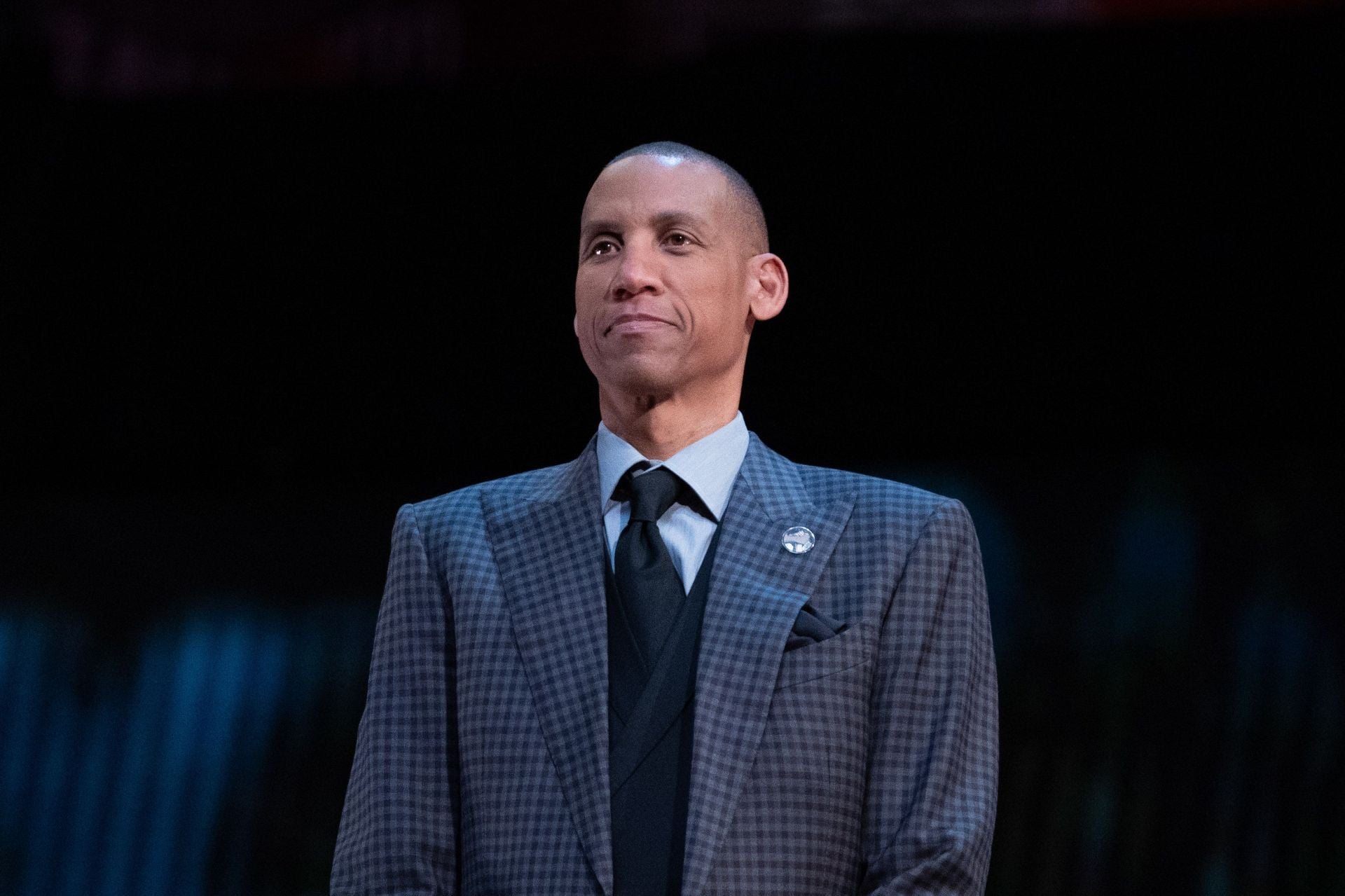 Reggie Miller did not hold back with his celebration - Image Source: IMAGN.