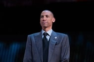 Reggie Miller did not hold back with his celebration - Image Source: IMAGN.