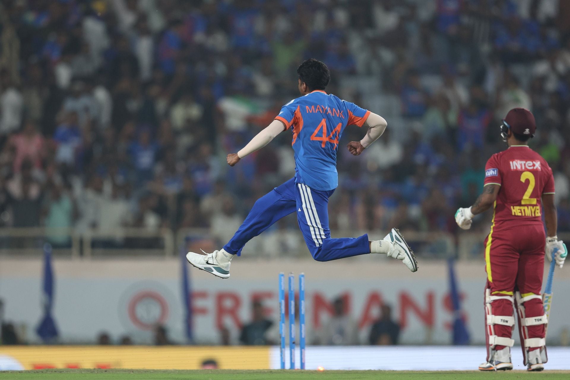 Mayank Yadav strikes twice to leave West Indies in early trouble in IND vs WI 2026 2nd T20I [Watch]