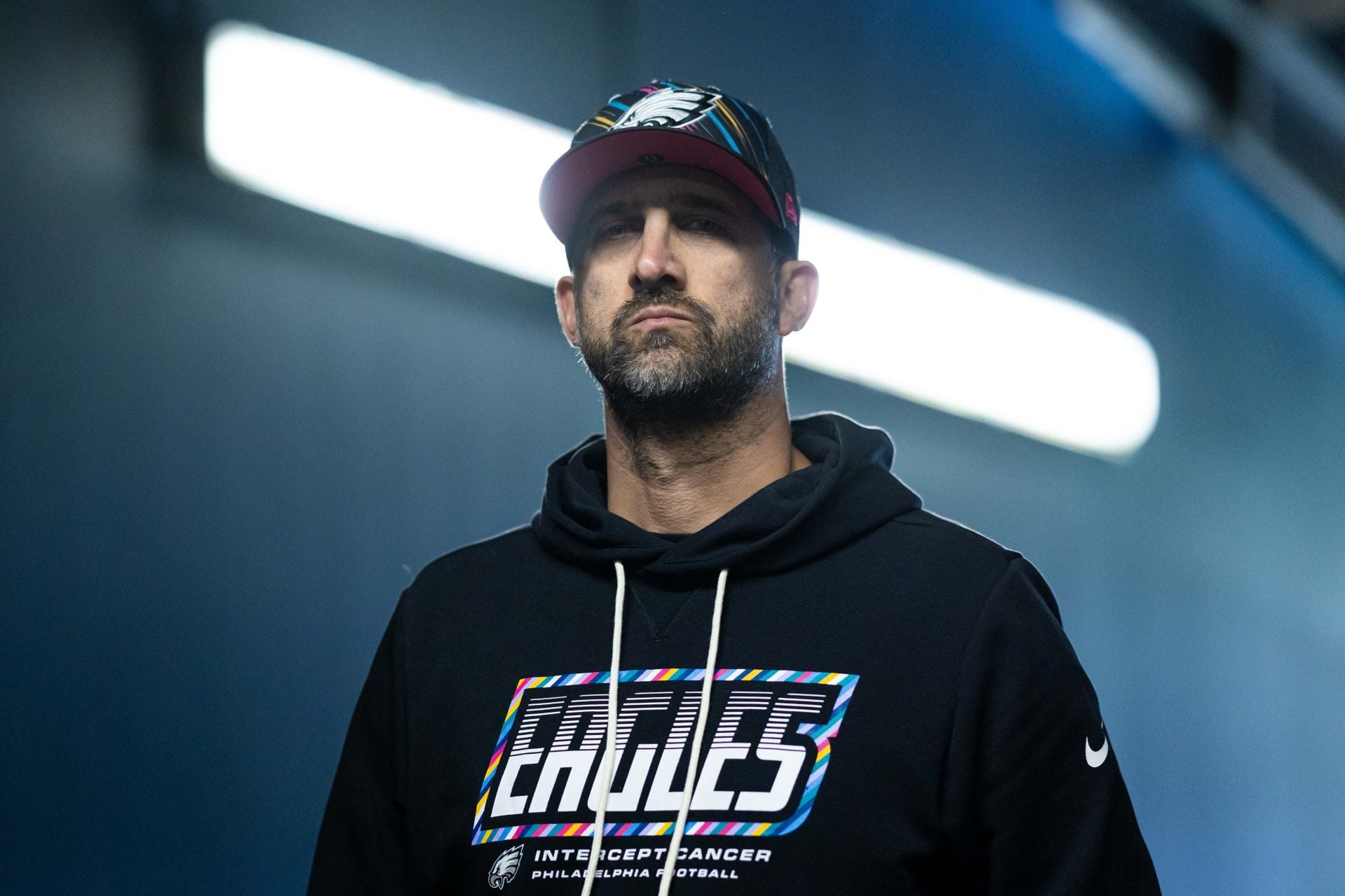 Eagles HC Nick Sirianni refuses to speak on NFL fining him $250,000 over aggressive conduct toward referees