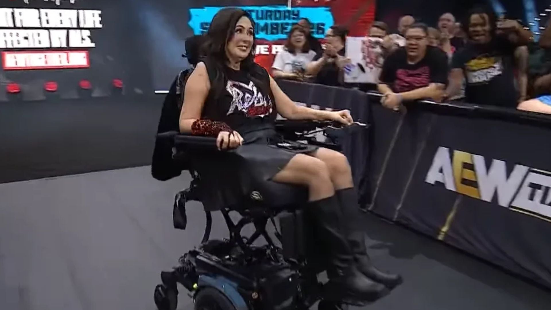 AEW star Rebel officially inducted into Hall of Fame