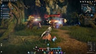 Large cave area with red lasers in Aion 2 (Image via NC)