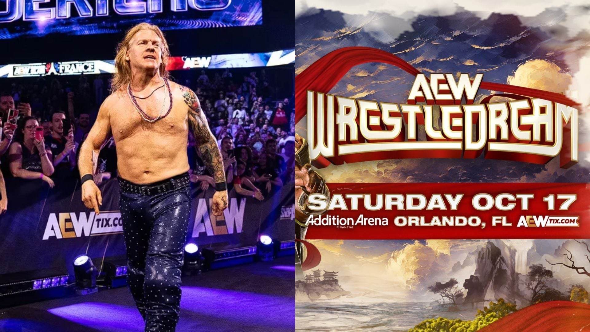 Chris Jericho's opponent for AEW WrestleDream officially confirmed