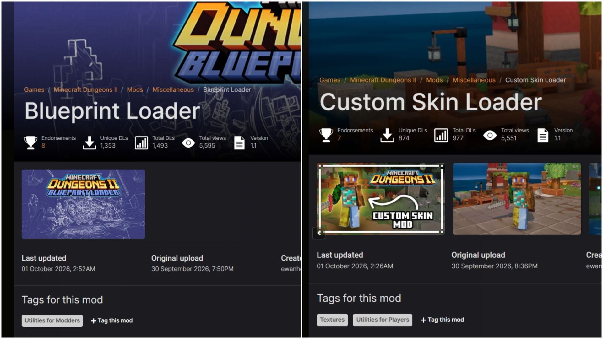 Download these two mods (Image via Nexus Mods)
