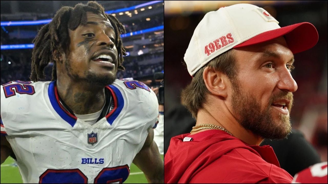"He spit on me last year when we beat Chicago": Kyle Juszczyk rips C.J. Gardner-Johnson after Bills CB gets ejected for spitting at Brock Bowers