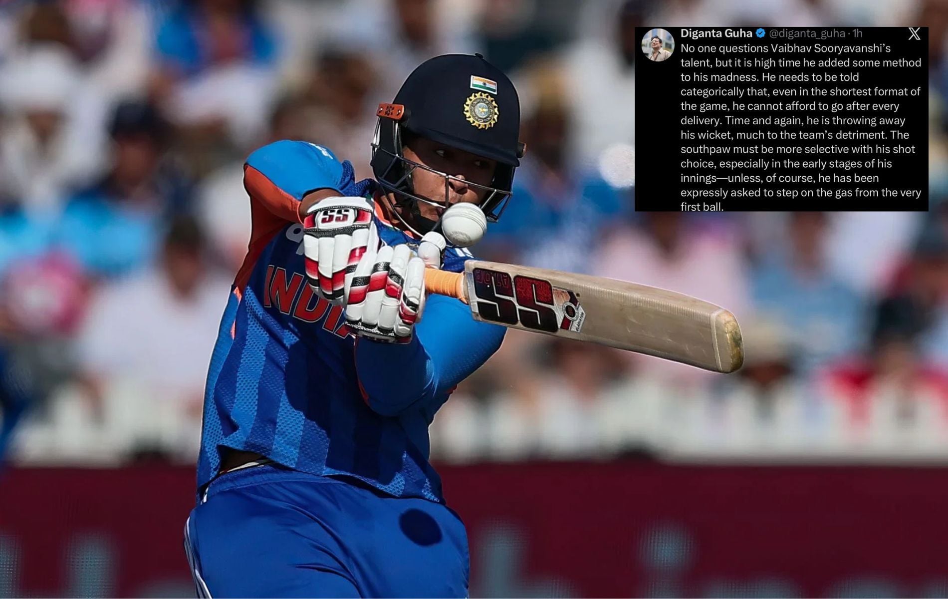"Absolutely not needed" - Fans criticize Vaibhav Suryavanshi's shot selection after early dismissal in IND vs PAK Asian Games 2026 final