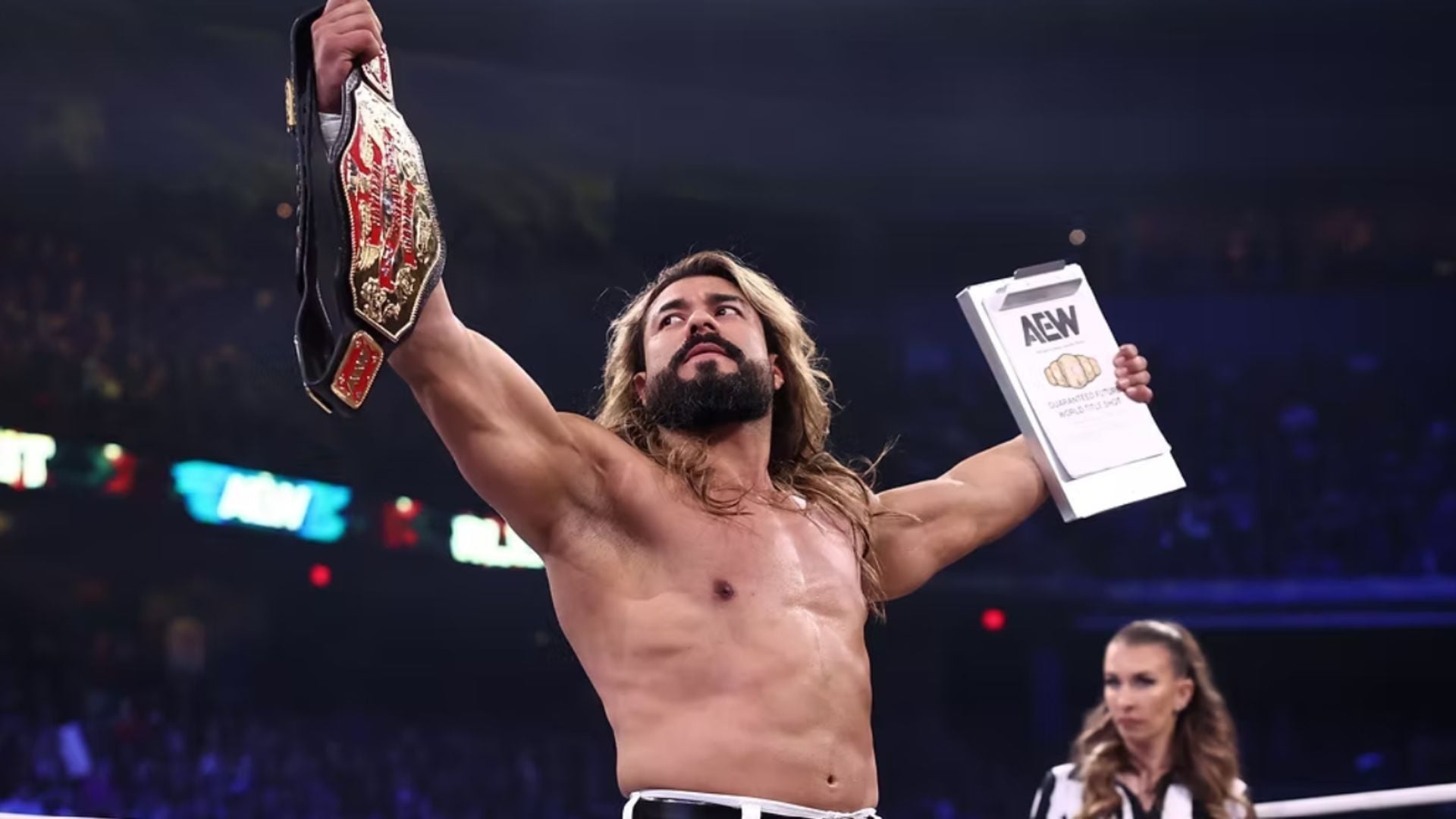 Andrade reacts to major AEW announcement