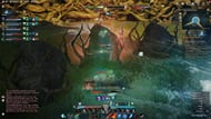 Stone prison and the red-glowing rock (Image via NC)