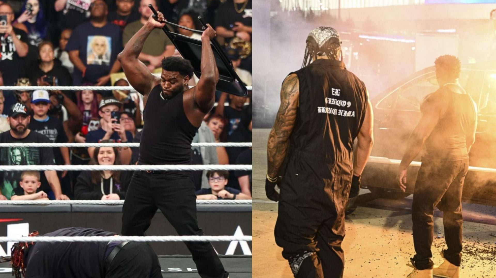 Mystery Superstar Joins 946 to Demolish The Bloodline on WWE RAW