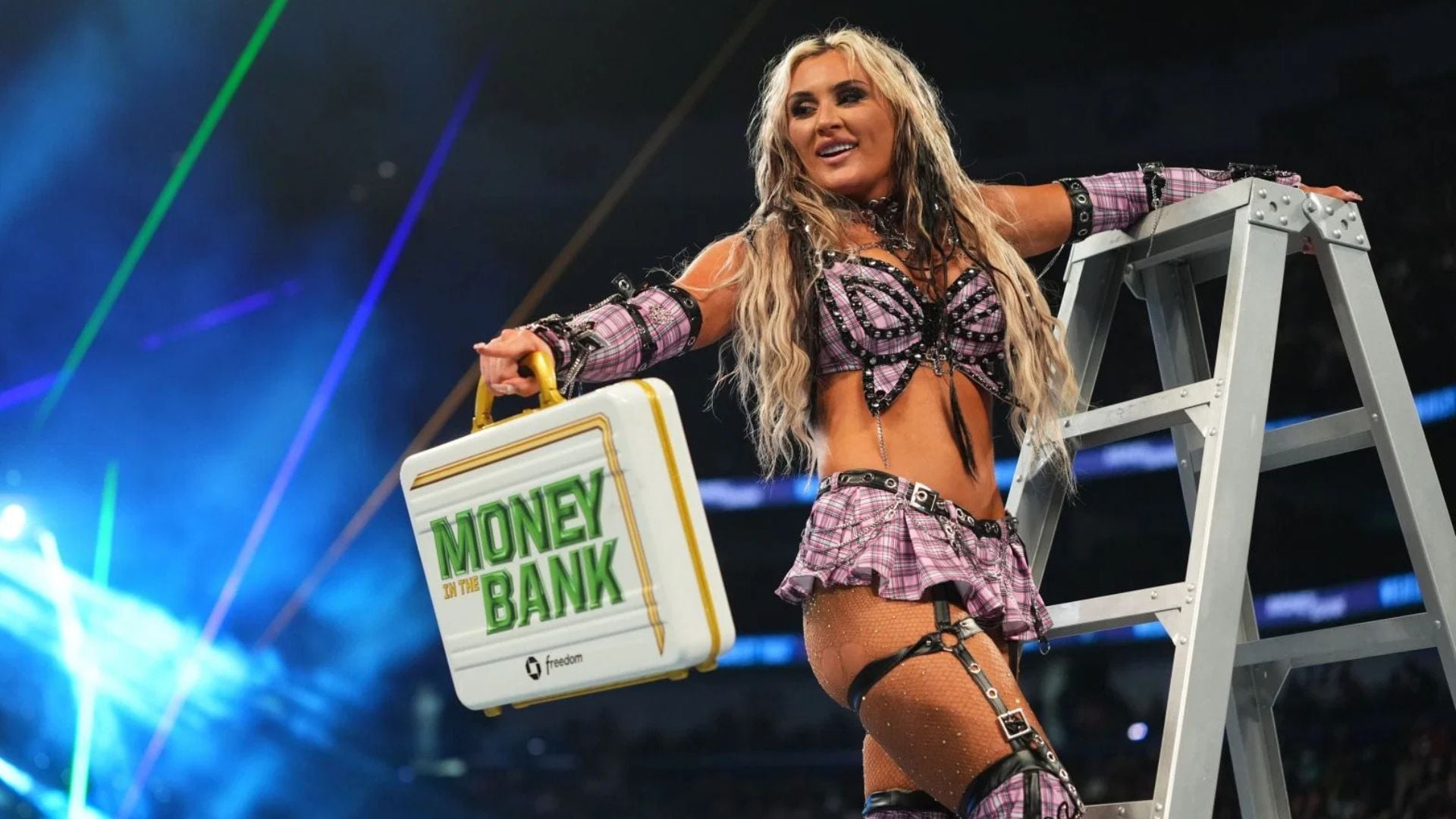 Reason Revealed: Tiffany Stratton suffers scary fall off ladder during MITB - "That's how Charly Manson almost k*lled himself"