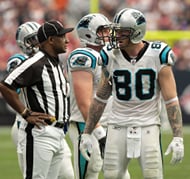 Carolina Panthers tight end Jeremy Shockey played his last season in 2011 at the age of 31 - Source: Imagn