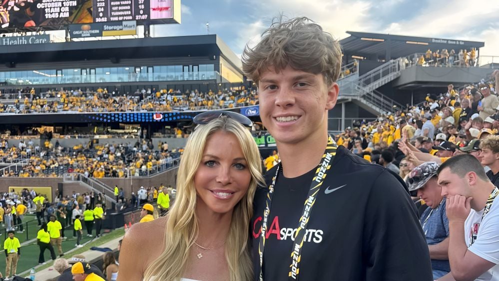 Lane Kiffin’s ex-wife Layla poses in leopard print top with Knox Kiffin while dropping heartfelt message for LSU HC's son