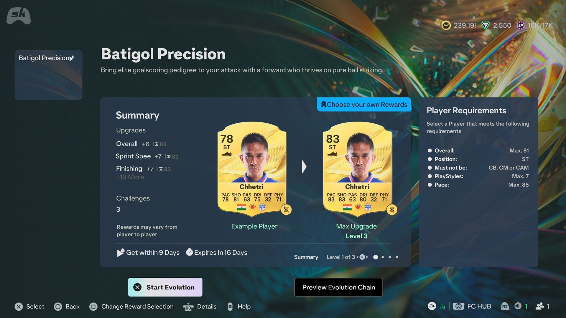 Batigol Precision EVO in EA FC 27 Ultimate Team (Image via Sportskeeda || EA Sports)