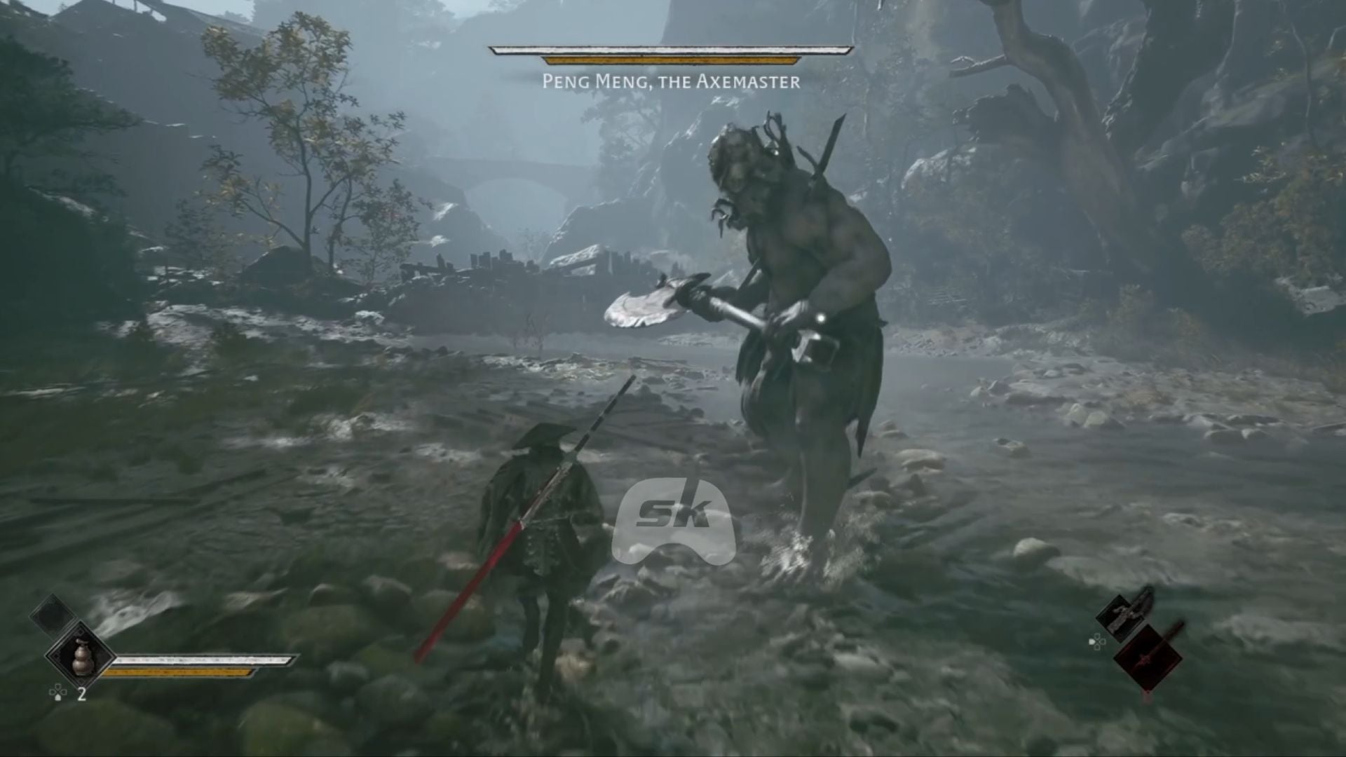 How to defeat Peng Meng, the Axemaster in Phantom Blade Zero