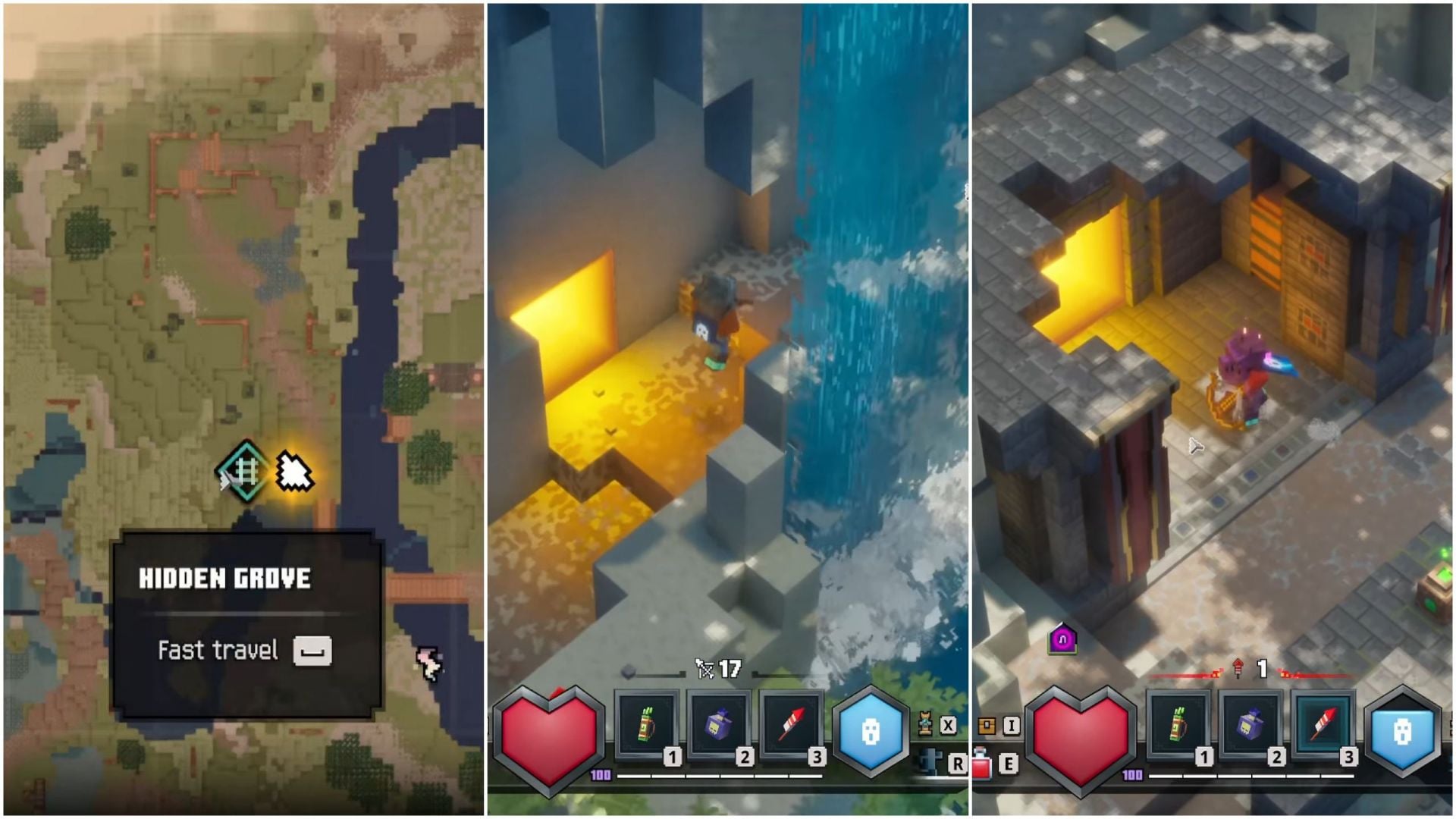 Way to the secret dungeon (Image via Mojang Studios || YouTube/@silentwisperer)