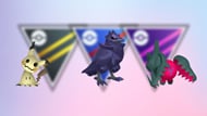Mimikyu, Corviknight, and Regidrago (Image via The Pokemon Company)