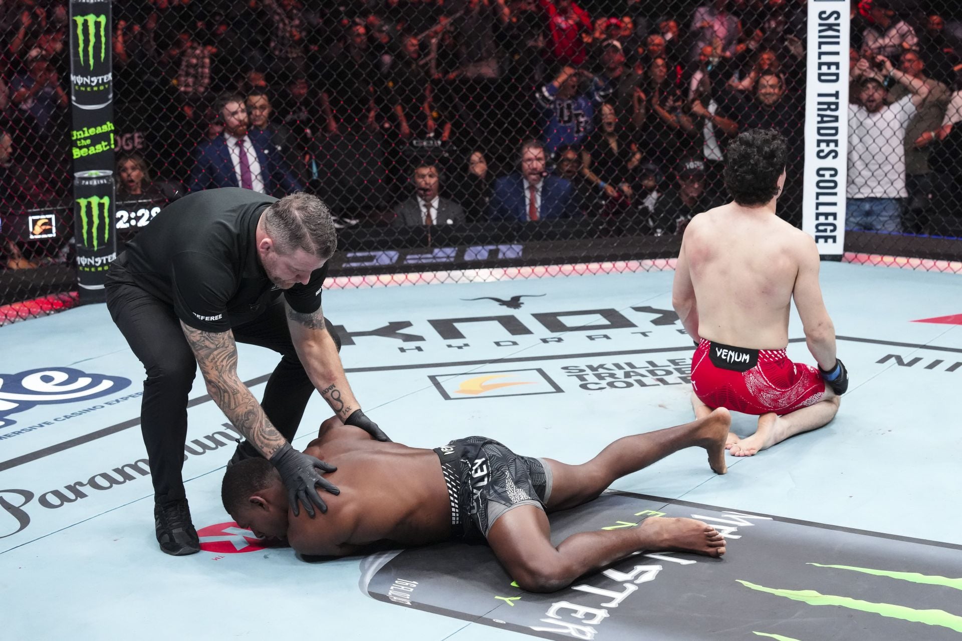“That gotta be AI” - Joaquin Buckley can't believe Mike Malott knocked him out cold at UFC Edmonton
