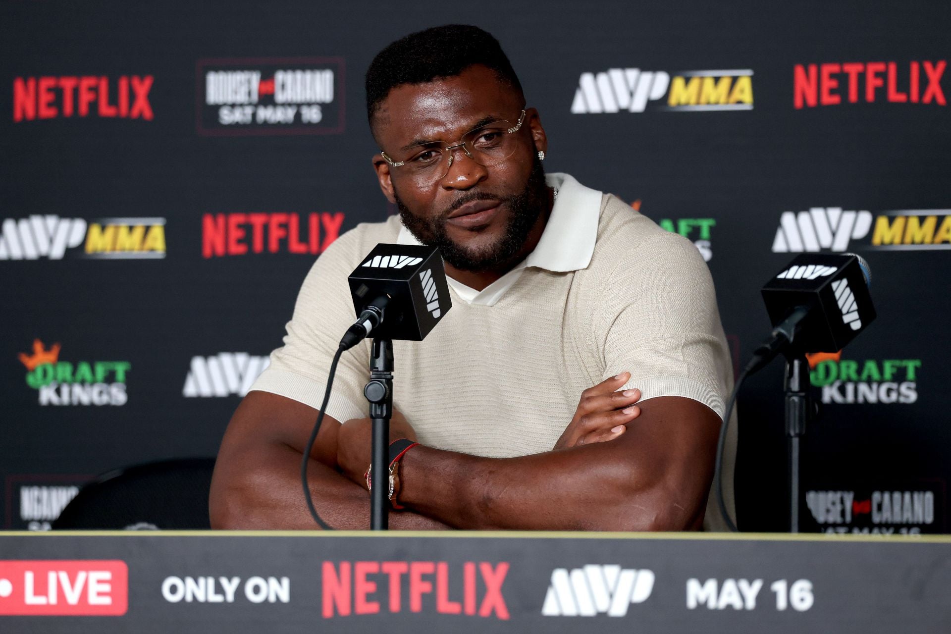 Francis Ngannou drops cold response after Jake Paul urges Jon Jones to push for UFC release