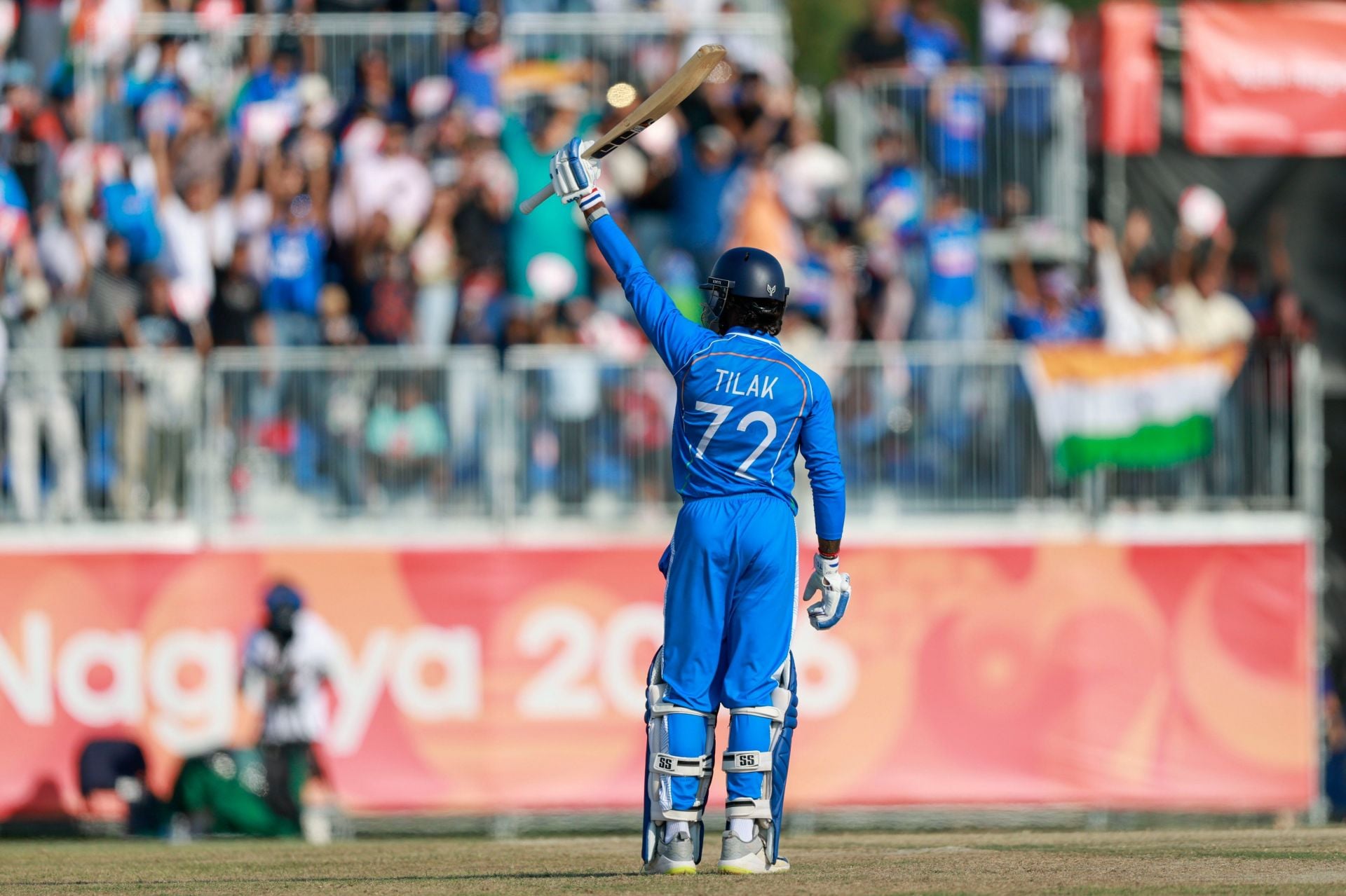 Tilak Varma goes big with two consecutive sixes before completing 21-ball fifty in IND vs PAK Asian Games 2026 final [Watch]