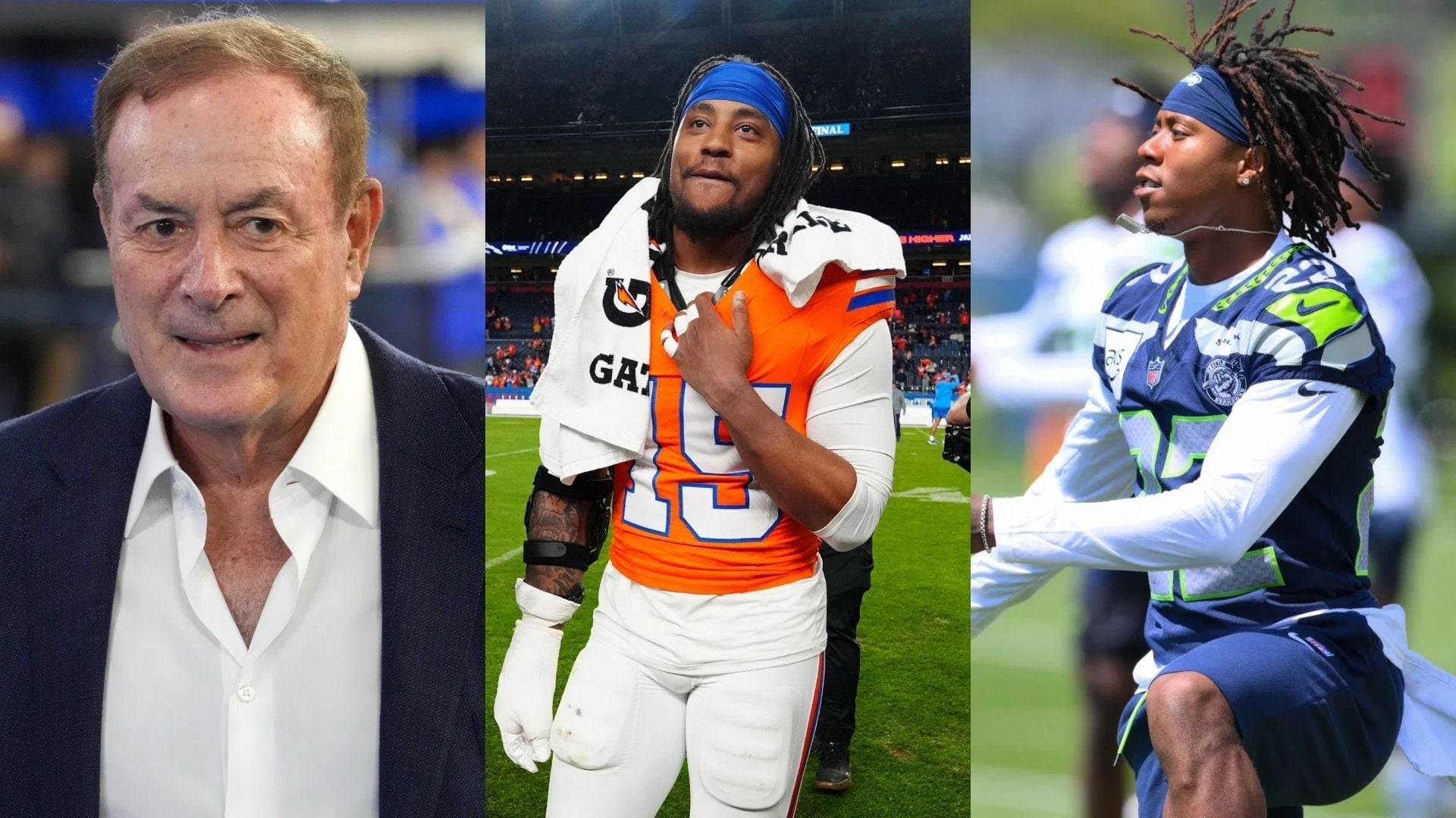 "Worst commentator in sports," "Needs to retire": NFL fans blast Al Michaels for making "inexcusable" errors about Marvin Mims, Rashid Shaheed on TNF