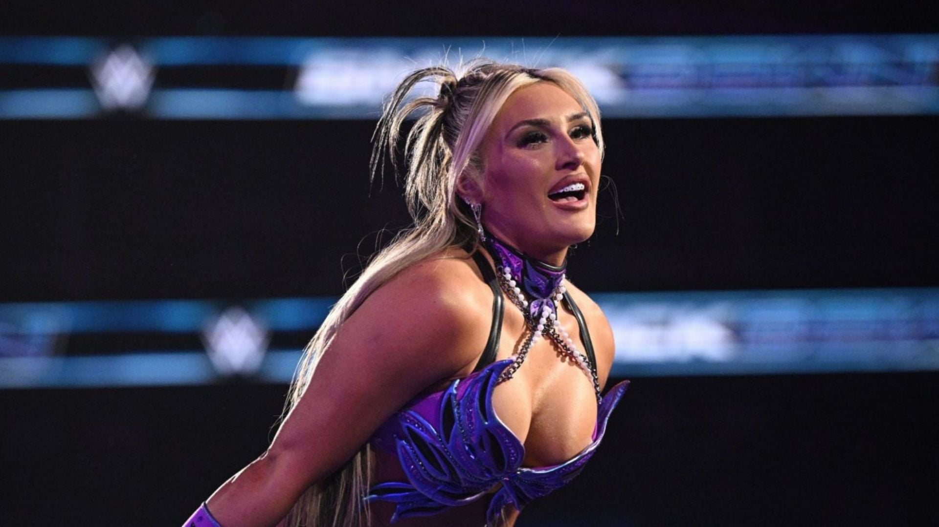 Tiffany Stratton Caught Breaking Character on WWE SmackDown; Referee Had to Tell Her What to Do