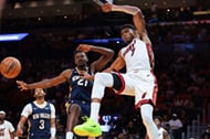 Giannis Antetokounmpo has the physical gifts to be successful in the WWE - Source: Imagn.