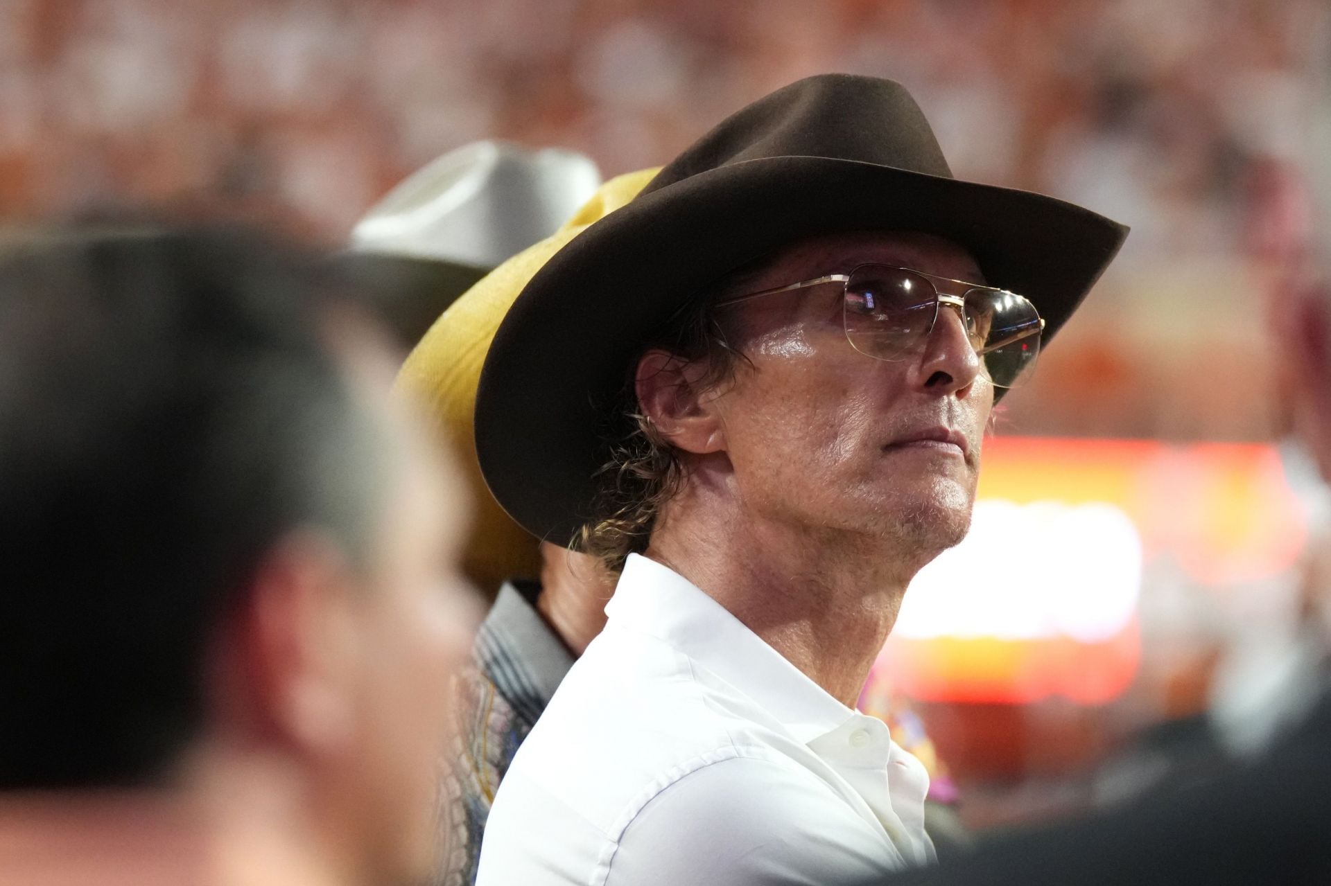 Matthew McConaughey brought his real-life vocal warm-up on camera with an iconic chest-thumping chant - Source: Imagn