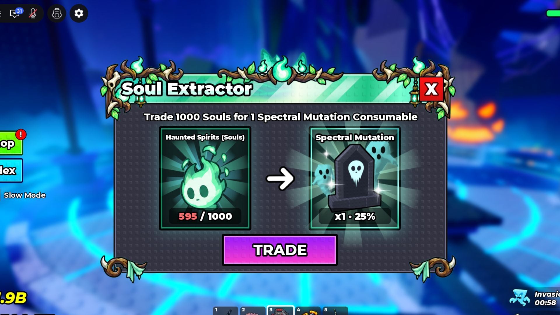 The Soul Shrine in the Phantom Express area of Steal an Egg
