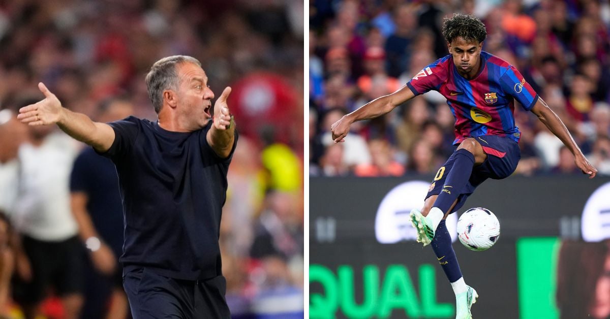 Hansi Flick reveals how Lamine Yamal responded when asked if he wants to be substituted during Barcelona's 3-0 win over Getafe to manage his workload