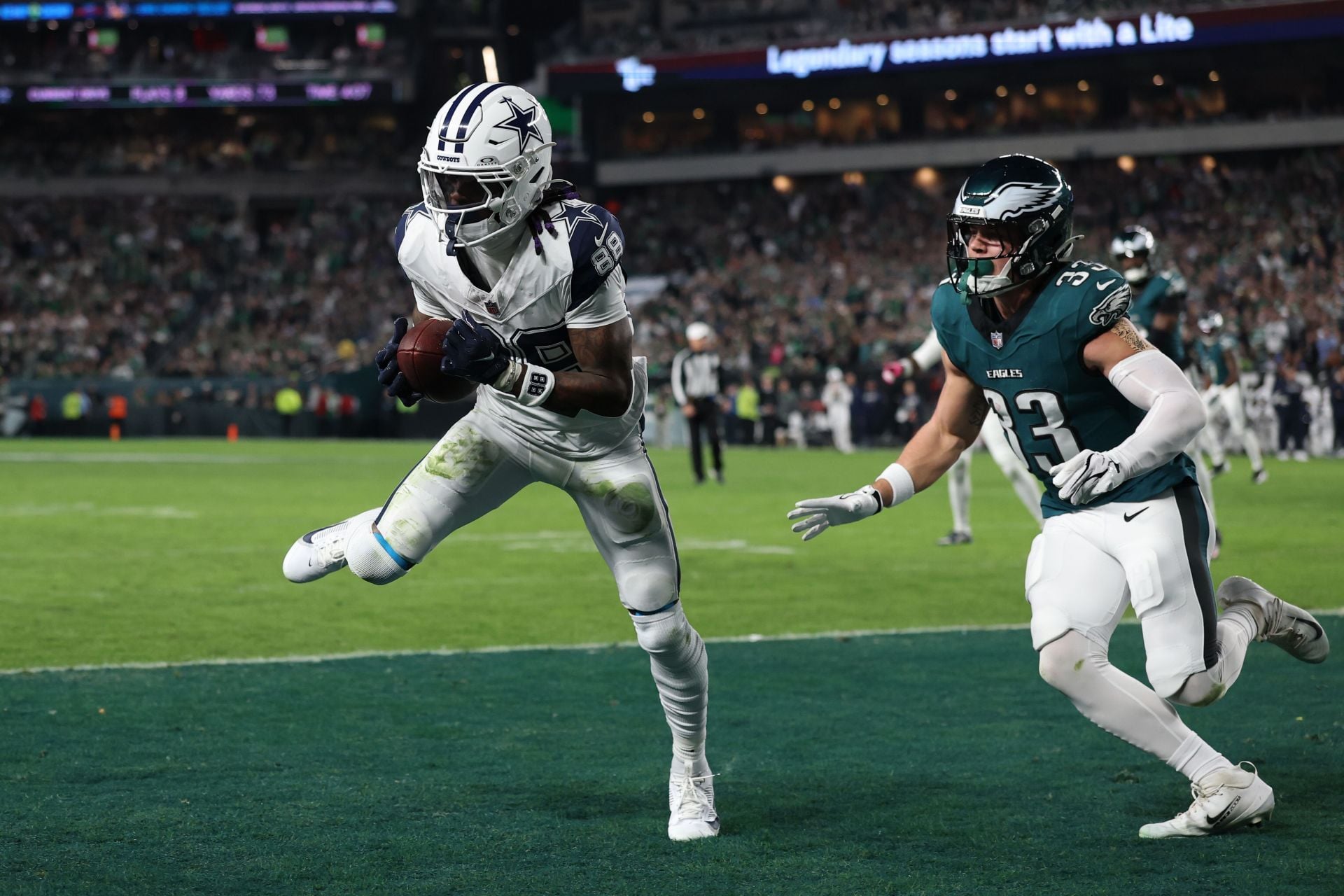 "Playing historically bad," "Trade him at deadline": NFL fans mock Cooper DeJean on getting "cooked" by CeeDee Lamb during Eagles' loss to Cowboys