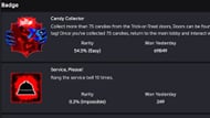 The Candy Collector badge (Image via Roblox)
