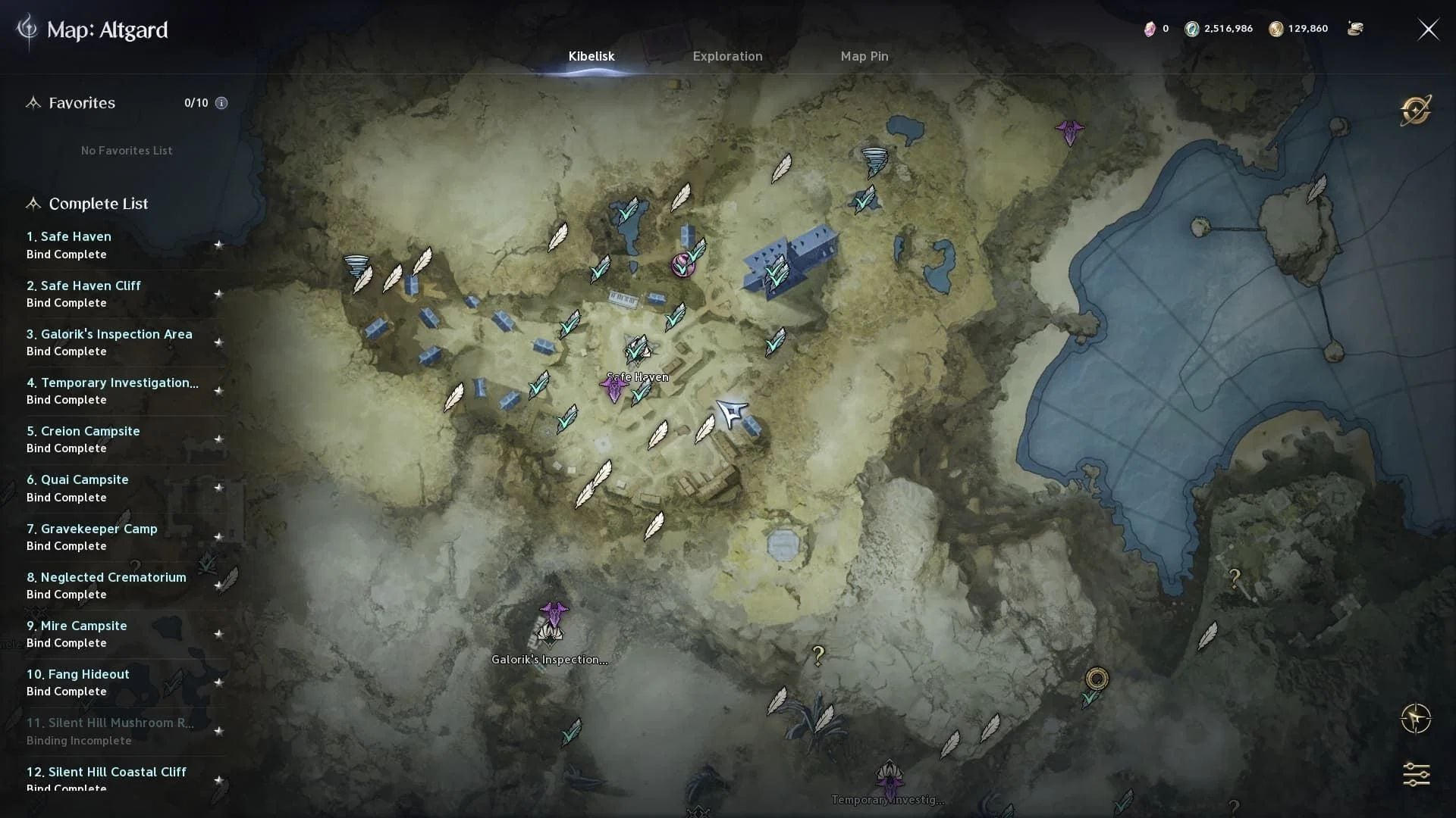Altgard training dummy location (Image via NCSoft)