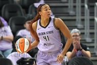 Kiah Stokes joined the Valkyries this offseason and has become a mainstay in the starting 5 (Source: Imagn)