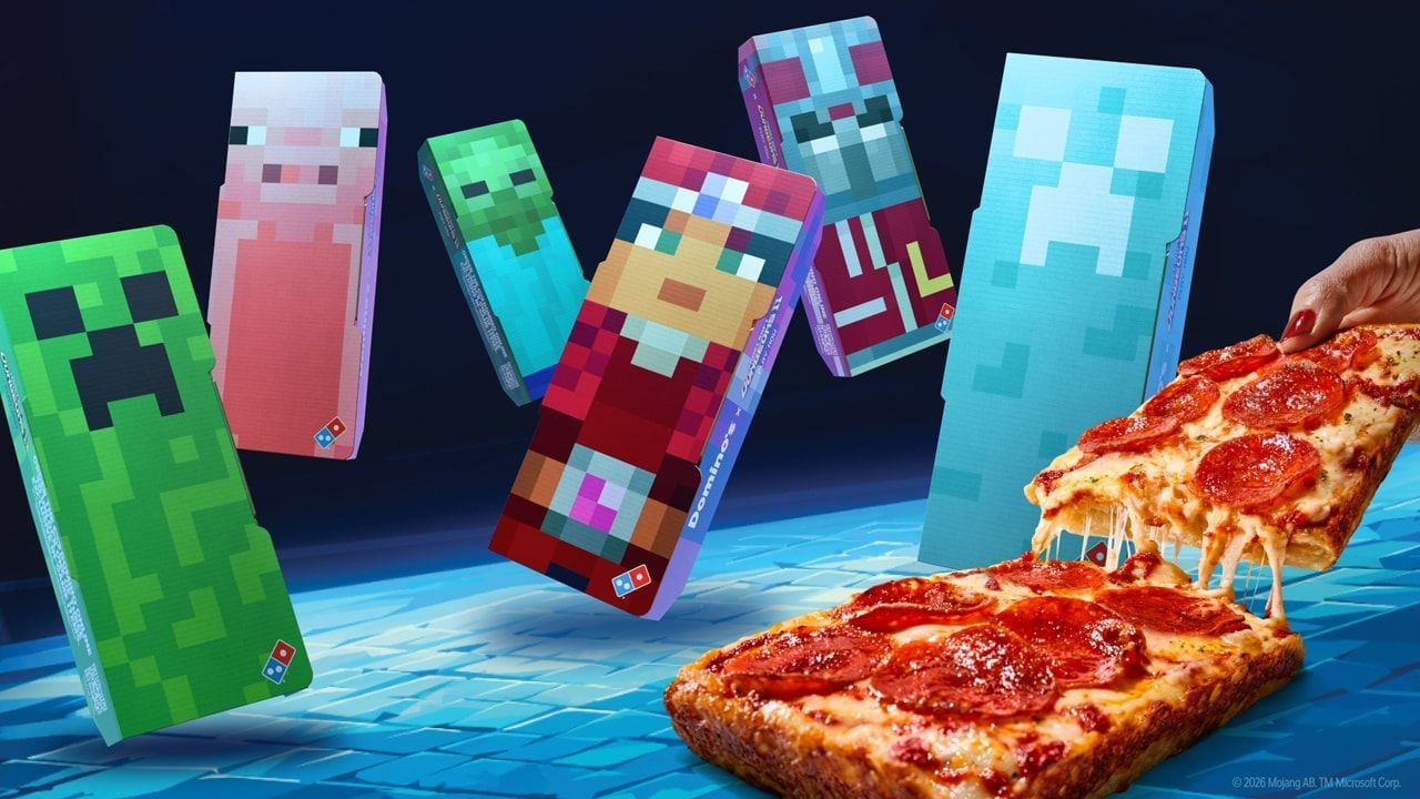 Domino’s Minecraft Dungeons 2 crossover brings collectible boxes, in-game loot and a 20,000-copy giveaway