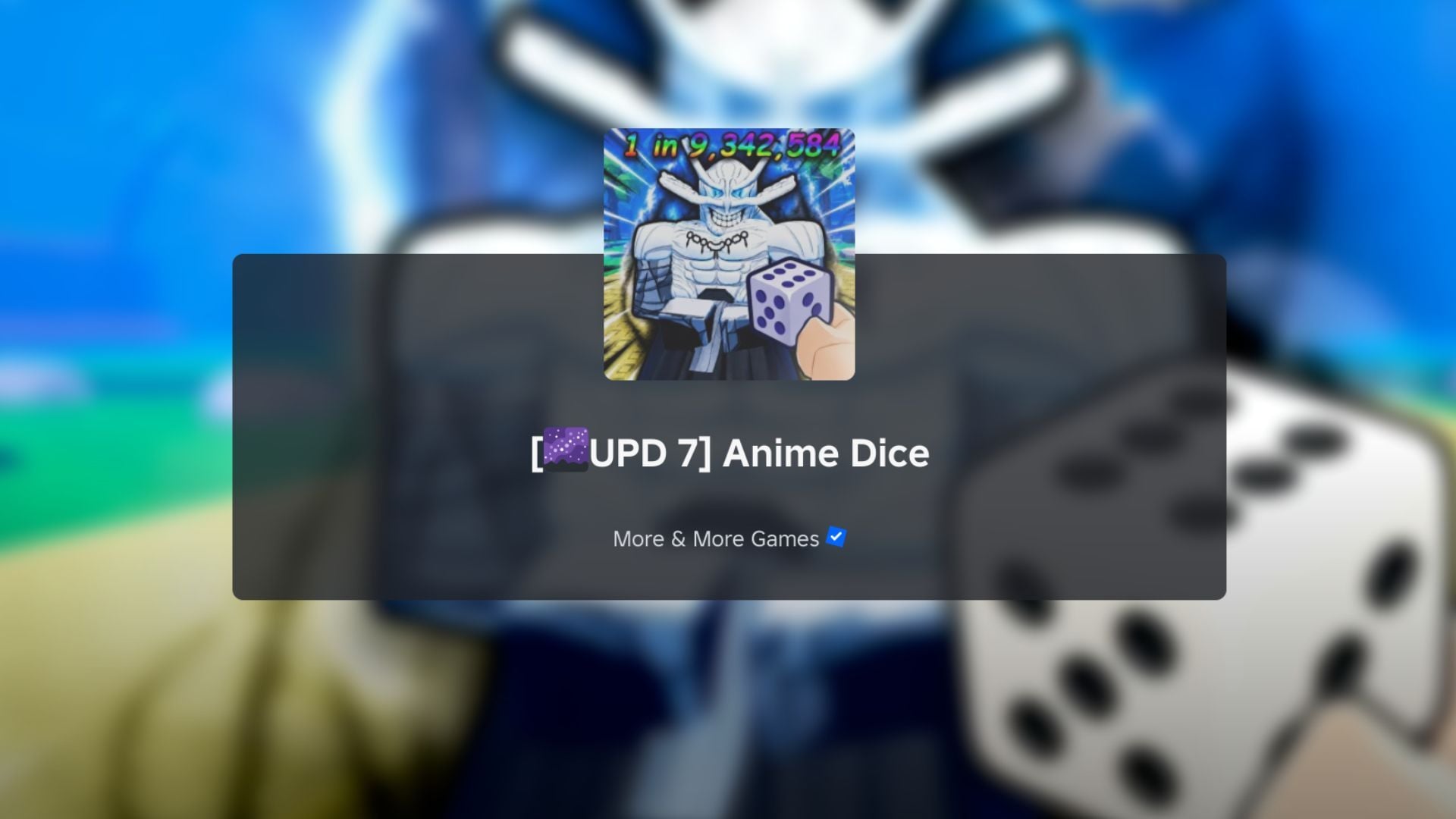 Anime Dice Update 7 patch notes