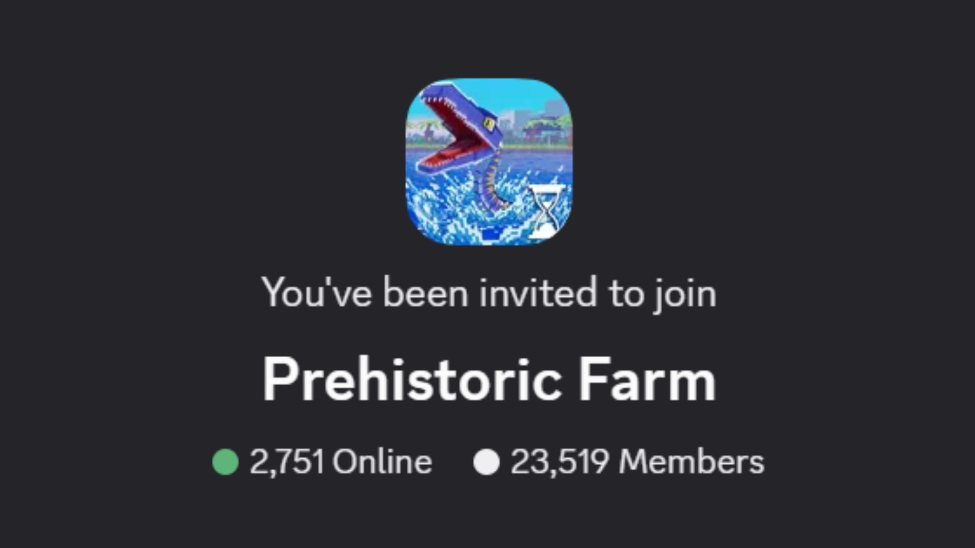 The Prehistoric Farm Discord server (Image via Discord)