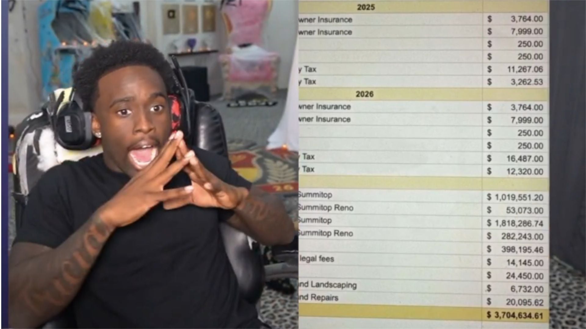 Kai Cenat reveals he spent $3.7 million on Clover Boys, as he responds to Reggie's allegations against him