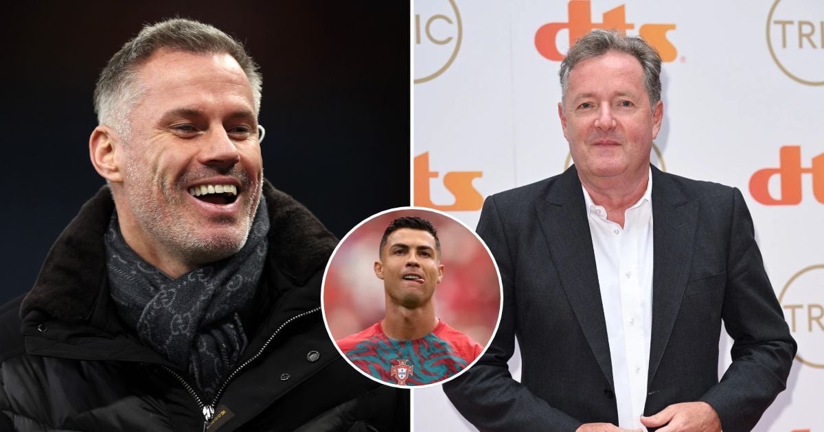 "What an absolute phony you are" - Jamie Carragher hits back at Piers Morgan after comments about Cristiano Ronaldo 