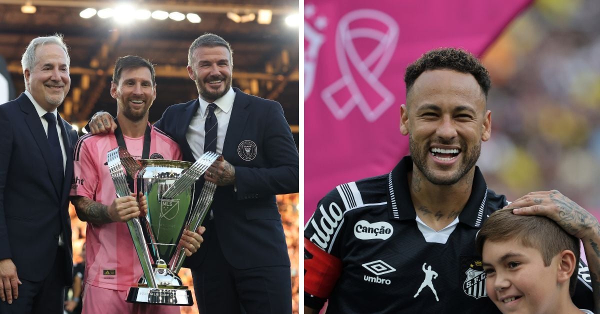 Neymar makes Inter Miami claim to Lionel Messi and David Beckham after Santos beat Fluminense 2-1